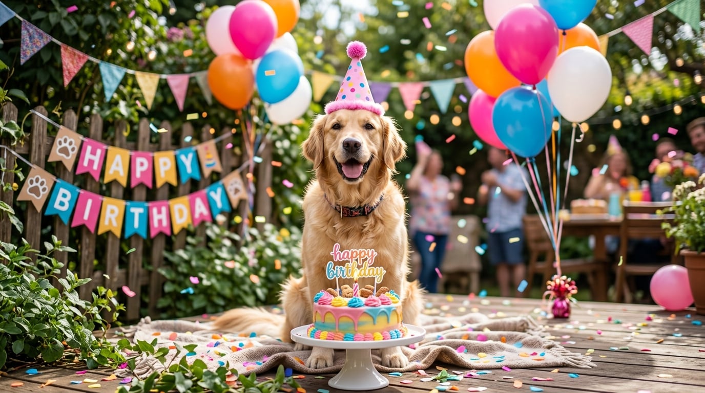 Fiesta de cumpleaños para mascotas por ANAJE Events
